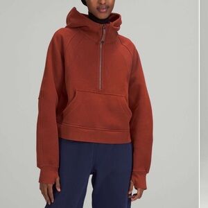 Lululemon Women’s M/L Scuba Oversized Half Zip‎ Hoodie
Date Brown Comfy Cozy New